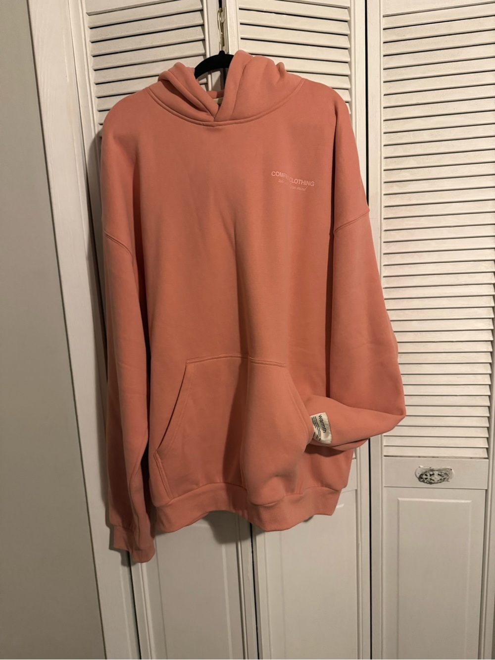 Comfrt Cozy Coral Pullover Hoodie – Women's Oversized Sweatshirt
